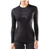 Iron-Ic - T-Shirt Donna Maniche Lunghe Merino 40 Seamless Traspirante e Termoregolante EXPYRA Light - Fitting Comfort - Art. 213005