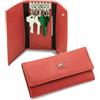 JAGUAR - Portachiavi Uomo in Pelle Vera con 6 Ganci e Pratiche Tasche