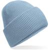 Hatstar Caldo berretto da donna | berretto invernale da uomo a maglia grossa | berretto di lana | unisex per uomo e donna | morbido e spesso, azzurro, M/taglia unica