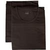 RAGNO T-Shirt Uomo Maglia Manica Lunga Girocollo Confezione 2 Capi Eco Cotton Cotone Elasticizzato Articolo 611479, 310B Antracite, 7-SETTIMA