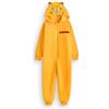 Garfield Tuta Intera per Adulti | Pigiama Intero Arancione per Uomini e Donne | Tuta da Notte con Cerniera, Cappuccio e Coda in Velcro 3D | Body Unico Gatto dei Cartoni Animati Abbigliamento da Casa