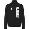 Generico Felpa Como Full Zip Giacchino Vari Colori Sport Calcio Tifosi Ultras