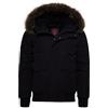 Superdry Everest Bomber Giacca Uomo, Nero (Jet Black), X-Large