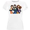 Blasfemus T-Shirt Donna Occhi di Gatto Cartoni Anni 80