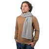 DALLE PIANE CASHMERE Sciarpa Ampia Uomo 100% Cashmere | Lunga 200 cm e larga 35, 140 g, doppio giro completo che chiude lo scollo del cappotto, filo ritorto a due capi, tinta unita