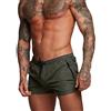 TMEOG Costume Uomo Mare Costumi da Bagno Piscina Nuoto, Pantaloncini Uomo Sportivi Palestra Running Pantaloni Corti Estivi Calzoncini Corsa Surf con Tasca a Cerniera