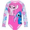 Disney Lilo e Stitch Costume Bambino Piscina | Costumi Interi | Costume Piscina Bambina Stitch | Rosa 10-11 Anni