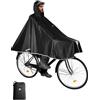 ANYOO Mantella da Bicicletta Impermeabile Portatile Leggera Poncho da Pioggia Bici Bicicletta Compatta Riutilizzabile Unisex per Backpacking Campeggio Aria Aperta