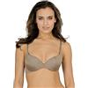 SIELEI SIèLEI Reggiseno Push-up 1368 Imbottito con Ferretto (3, Stone)