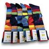 Lucchetti Socks Milano 6 paia Calze Uomo Lunghe Filo di Scozia Fantasia Cotone Colorate Pois Righe Disegni divertenti Made in Italy (IT, Numero, 41, 46, Regular, Regular, Set Sopra le righe)