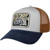 Stetson Cappellino Trucker Heavy Weight Uomo - cap Berretto Baseball Mesh Snapback, con Visiera, Visiera Inverno Autunno Primavera Estate Estate/Inverno - Taglia Unica Marrone