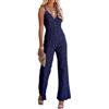 Sawmew Tuta Da Donna In Pizzo Floreale Con Scollo A V Senza Maniche Tuta Lunga A Maniche Lunghe Nel Complesso Cocktail Party Festivo Tailleur Pantalone Tutina Pagliaccetto Per Matrimonio