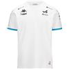 Kappa - Maglietta Adiry BWT Alpine F1 Team 2024 da uomo - Bianco - Taglia 4XL