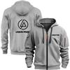 WZYRZ Felpa con Cappuccio Sportiva da Uomo per Linkin Park, Abbigliamento Esterno Grafico, Felpe a Maniche Lunghe, Pullover con Cappuccio, Abbigliamento da Strada,D-m
