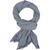 Ella Jonte sciarpa da uomo leggera beige bianco o blu striscia sciarpa marittimo cotone