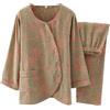 OWLONLINE Set Pigiama in Tessuto Jacquard Pigiama Kimono Giapponese Hanfu da Donna