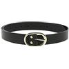 FASHIONGEN - Cintura Donna Larga 3 cm, Vera Pelle HENRIETTA - Nero, 70