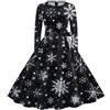 NaLatia Vestiti Donna Vestito per Natale Donna Vestito Natale Donna Sexy Vestito Invernale Donna Curvy Vestito Donna Invernale Casual Vestito Carnevale Donna Sexy Vestiti Invernali Vestito Natale Donna Curvy