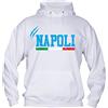 Social Crazy Felpa con Cappuccio Bambino Ragazzo Basic Top qualità Top vestibilità - Napoli - novità Fashion Divertenti Humor Made in Italy