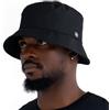 UNDERCONTROL Cappello da Pescatore Extra Large Oversize XXL per Testa Grande, Etichetta in Acciaio Cucita a Mano, Tinta Unita, Unisex, Taglia Grande, Coreano, con Protezione UV, Cappello da Sole