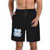 Generic Pantaloncini da Bagno Mark of The U.S. Coast Guard Costume Uomo Mare Traspirante Shorts da Spiaggia Asciugatura Veloce Costume da Bagno per Nuoto attività Sportive Mare XXL