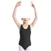 Prime fashions Body da bambina, per scuola, sport, danza, danza, ginnastica, senza maniche