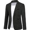 Allthemen Blazer Élégant Uomo Giacca de Sportiva Jacket Business | Risvolto,Leggerment Elastico,Retrò Casual,Leggero Traspirante,2 Tasche,Maniche Lunghe,Festa Matrimonio Smoking,Tutte Stagioni