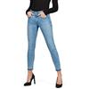 G-STAR Donna Lynn Mid Skinny Ripped Edge Ankle Jeans, Blu (clean medium aged D08616-8968-A359), 25W / 30L
