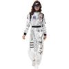 Generico Costumes Astronauta Adulto Tuta da Astronauta per Adulti Tuta Spazio Donna In Argento Astronauten Space Suit Vestito Astronauten per Adulti Carnevale