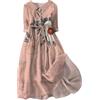 Cocila Offerte Donna Vestito Estivo Donna Cotone Corto Vestito Estivo per Mare Donna Abiti da Mamma della Sposa Abiti Lunghi Donna Curvy Estivi Vestiti Cotone E Lino Vestiti Eleganti Donna Estivo My Orders