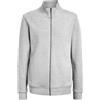 CHEMAGLIETTE! Felpa Uomo Zip Intera - Maglia Tuta Felpata Cotone, Felpe da Lavoro Maglie Senza Cappuccio Tinta Unita Stampabili, Polsini in Costina Basic Jacket Full Zip