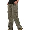 Peuignao Pantaloni Cargo Pants Uomo Pantaloni da Lavoro Uomo Jogging Pants Uomo Pantaloni Trekking Uomo Larghi Tactical Tattici Multitasche Pant Uomo Baggy Cargo Militari Taglie Forti Lunghi Casual Verde M