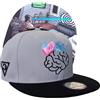 Capiche [99+ Designs] Cappello Snapback Grigio per Uomini, Lavaggio del Cervello, Matrix, Orwell, Grande Fratello, Propaganda, Stato, Governo, Cospirazione, Distopia, Stato di Sorveglianza