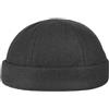 LIPODO Port Dockercap Uomo (Berretto da scaricatore) in Nero - Chiusura a Strappo - Berretto da Marinaio in Taglia Unica - Berretto Aderente Autunno/Inverno