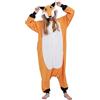 Simzoo Pigiama Intero Animali Unisex Kigurumi Adulto Carnevale Onesie Cosplay Halloween Costume per Donna Uomo Sleepwear