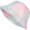 styleBREAKER Cappello da Pescatore Donna Teddy Ombré Colorato | Accessorio autunno-inverno sfumato, tesa 7cm, altezza 16cm, diametro 24cm, cordino per circonferenza 59cm.