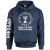 Copytec Felpa con cappuccio Mossad Israele Intelligence Distintivo Spion Agent Pullover Tel Aviv #43381