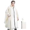 Sensong Poncho Antipioggia, Giacca Antipioggia Unisex da Donna, Impermeabile con Cappuccio con Cerniera Poncho Antipioggia Riutilizzabile per Escursioni Campeggio Ciclismo Attività All'aperto