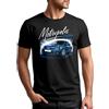 CARSPIRIT T-Shirt Street Racer, Auto Sportiva Clio V6 Blu, Design Grafico, Nero, Nero , XL