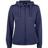 Clique Basic Active Hoody Lady Full Zip Felpa con Cappuccio Donna (Pacco da 1)