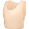 GCTBL Transgender FTM Trans Traspirante Mezzo Binder per Il Seno (K, 3XL)
