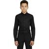 Ready4Dance Camicia Body Bambino/Ragazzo per Danza Standard, Ballo da Sala e Latino Americano Tessuto Elasticizzato con Collo Rigido e Chiusura a Bottoni - Perfetta per Competizioni