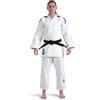 GREEN HILL JUDOGI Bianco Blu Professional IJF Approved Judo GI Kimono Unisex (180 Large, Bianco)
