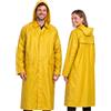 BWOLF POSEIDON Impermeabile Uomo Impermeabile Lungo Poncho Antipioggia Riutilizzabile Impermeabile Outdoor Riutilizzabile Impermeabile con Cappuccio