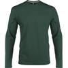 Kariban Herren T-Shirt da Uomo A Maniche Lunghe Verde Foresta XXL