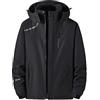 Generico Giacca Da Neve Uomo Da Lavoro Giaccone Calda Giacca Sci Antivento Cappotto Pesante Giacche Impermeabile Giubbotto Uomo Invernale Tecnica Caldo Trekking Termica Winter Jacket Men Parka Giacchetto