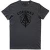 WARTSHIRT Maglietta Gruppo Alfa Spetsnaz Спецназ Альфа KGB fsb Russian Alpha Group T-Shirt (Dark Grey, L)