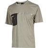 U-POWER DON'T WORRY... BE HAPPY! U-Power CHRISTAL, T-shirt classica slim fit, abbigliamento da lavoro da uomo, tessuto in poliestere, girocollo, manica corta, comoda, casual, abbigliamento estivo (LIME STONE_XL)