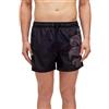 SUNDEK Costume da Bagno Logo Uomo M725BDR (IT, Testo, XXL, Regular, Regular, Black/Grey)