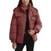 Vhersily Giacca Invernale Da Donna Con Cappuccio Corto Piumino Con Ispessito Sottile Trapuntata Tinta Unita Classico Streetwear Invernali Antivento Antipioggia Giacce Pesante Giubbino Parka Jacket